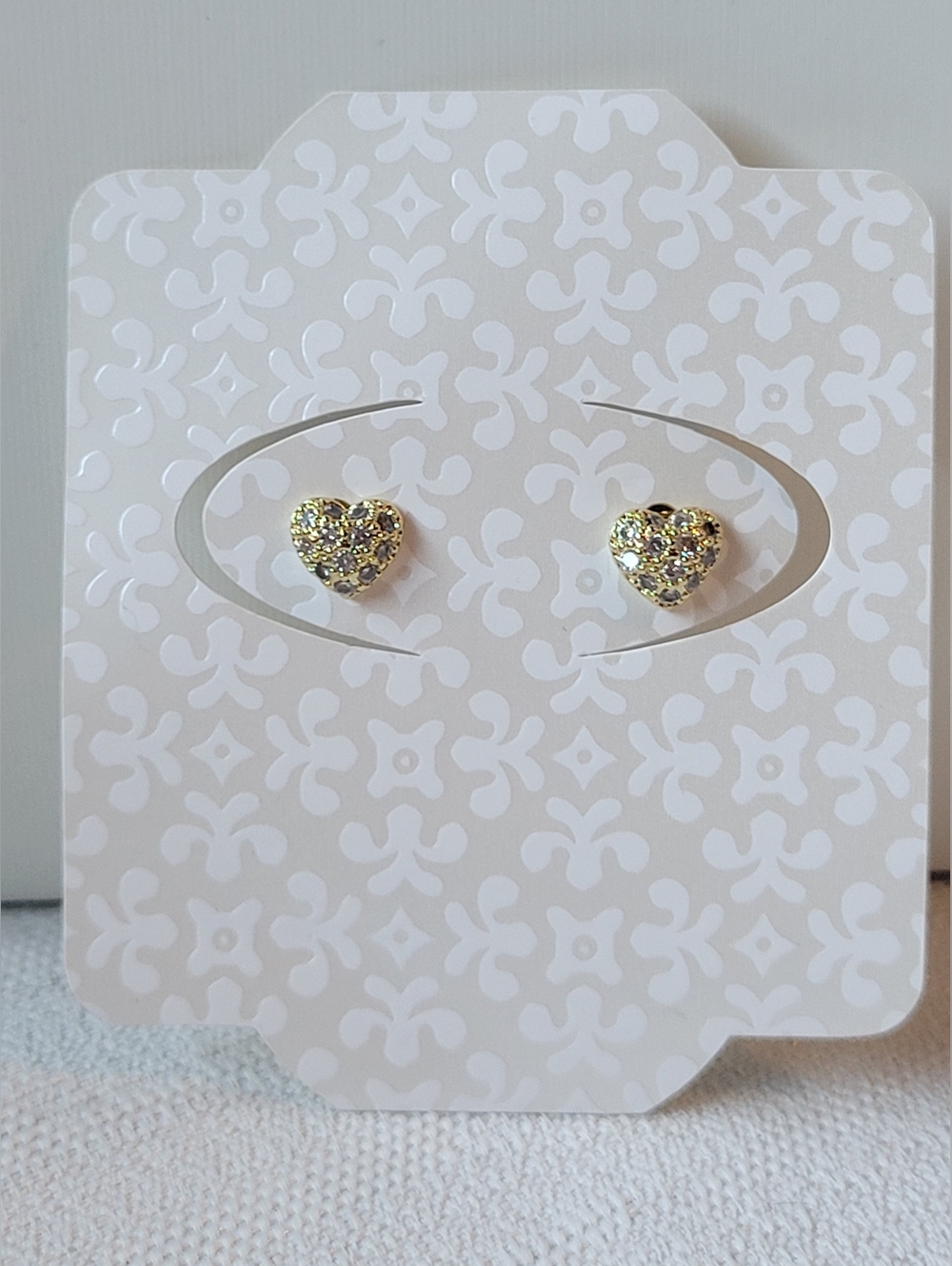 5/$25💎 Gold Heart Stud Earrings